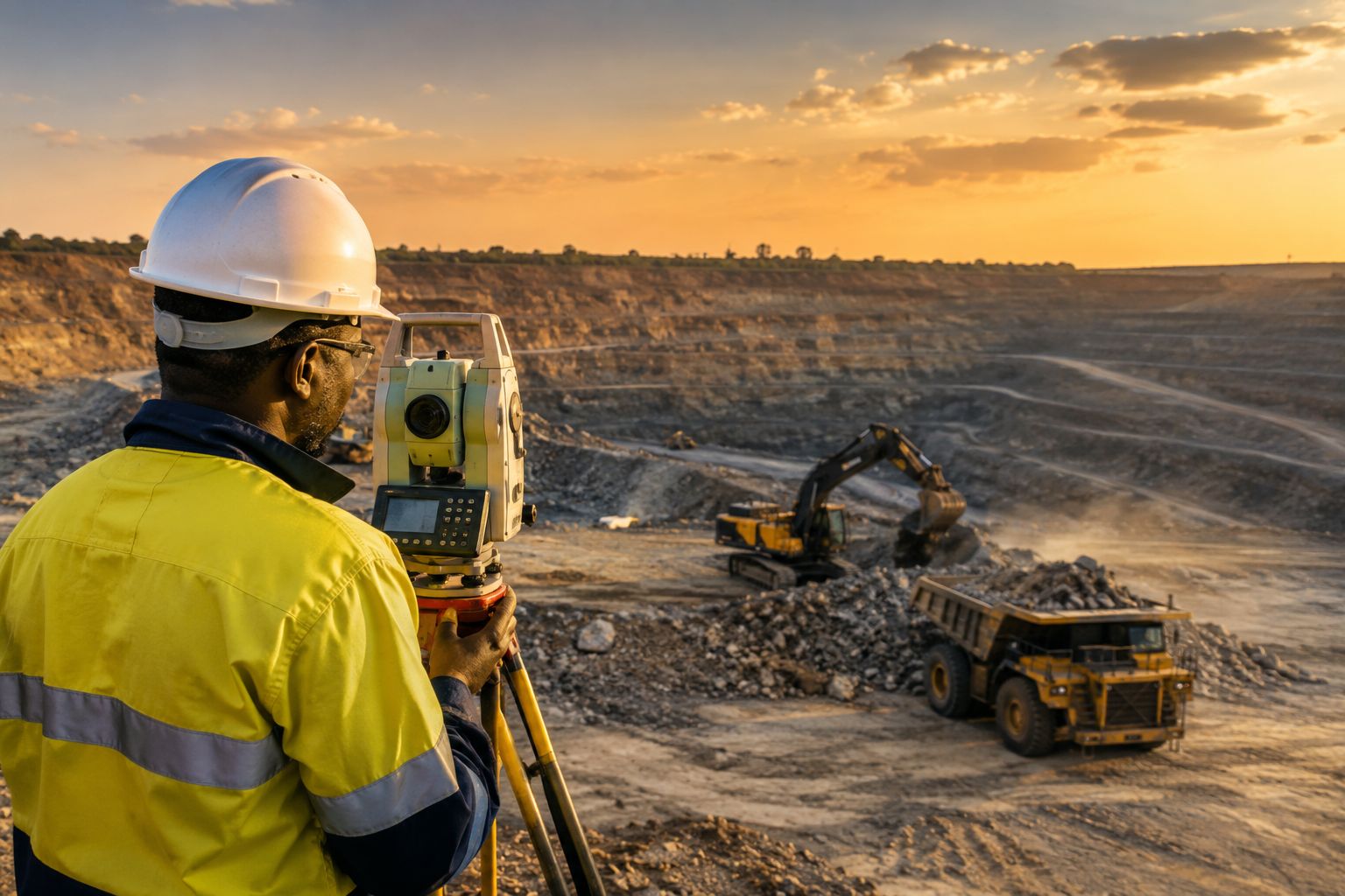 Open-cast mining operations